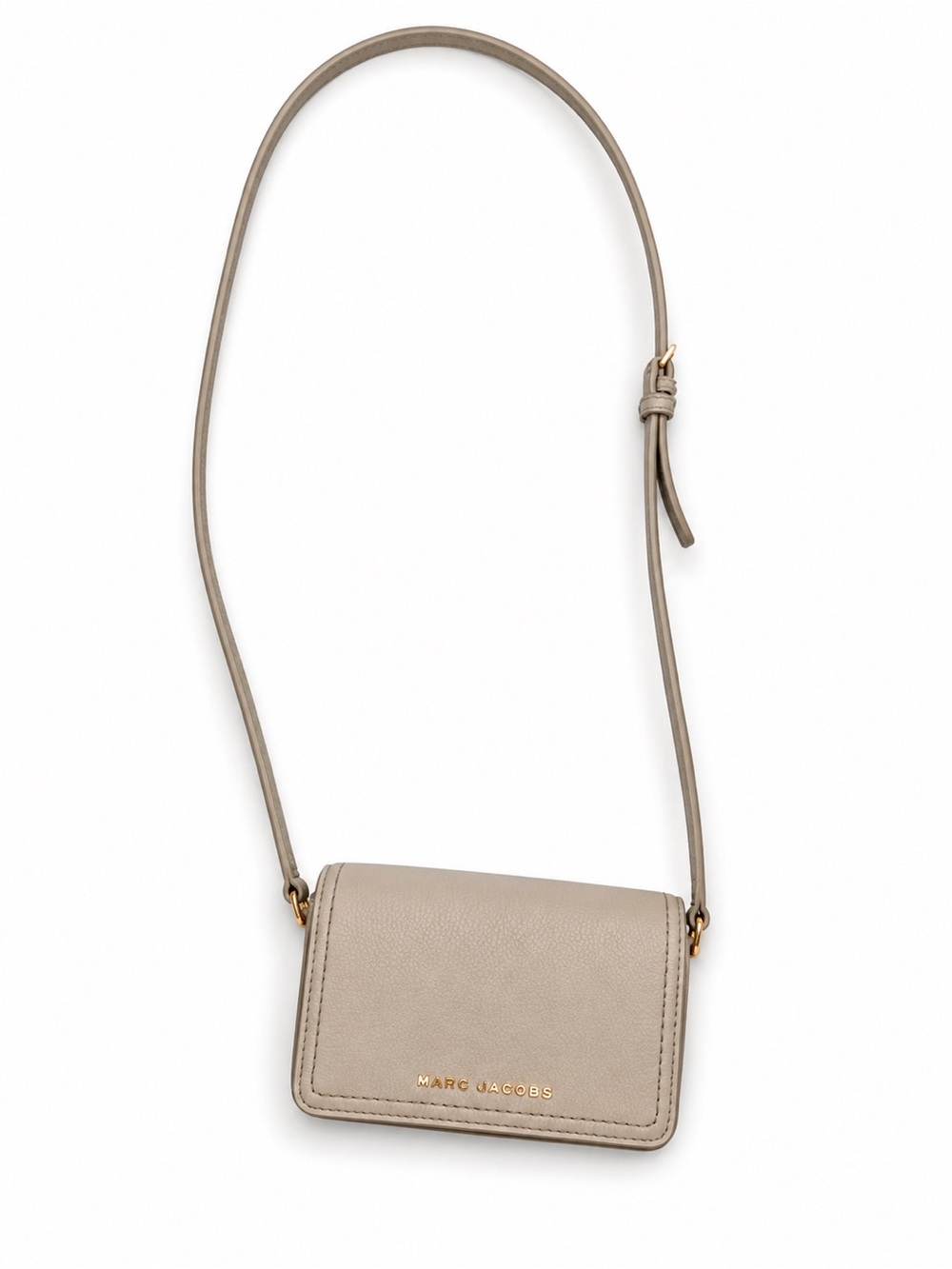 Marc Jacobs Taupe Mini Leather Crossbody RCLB3242